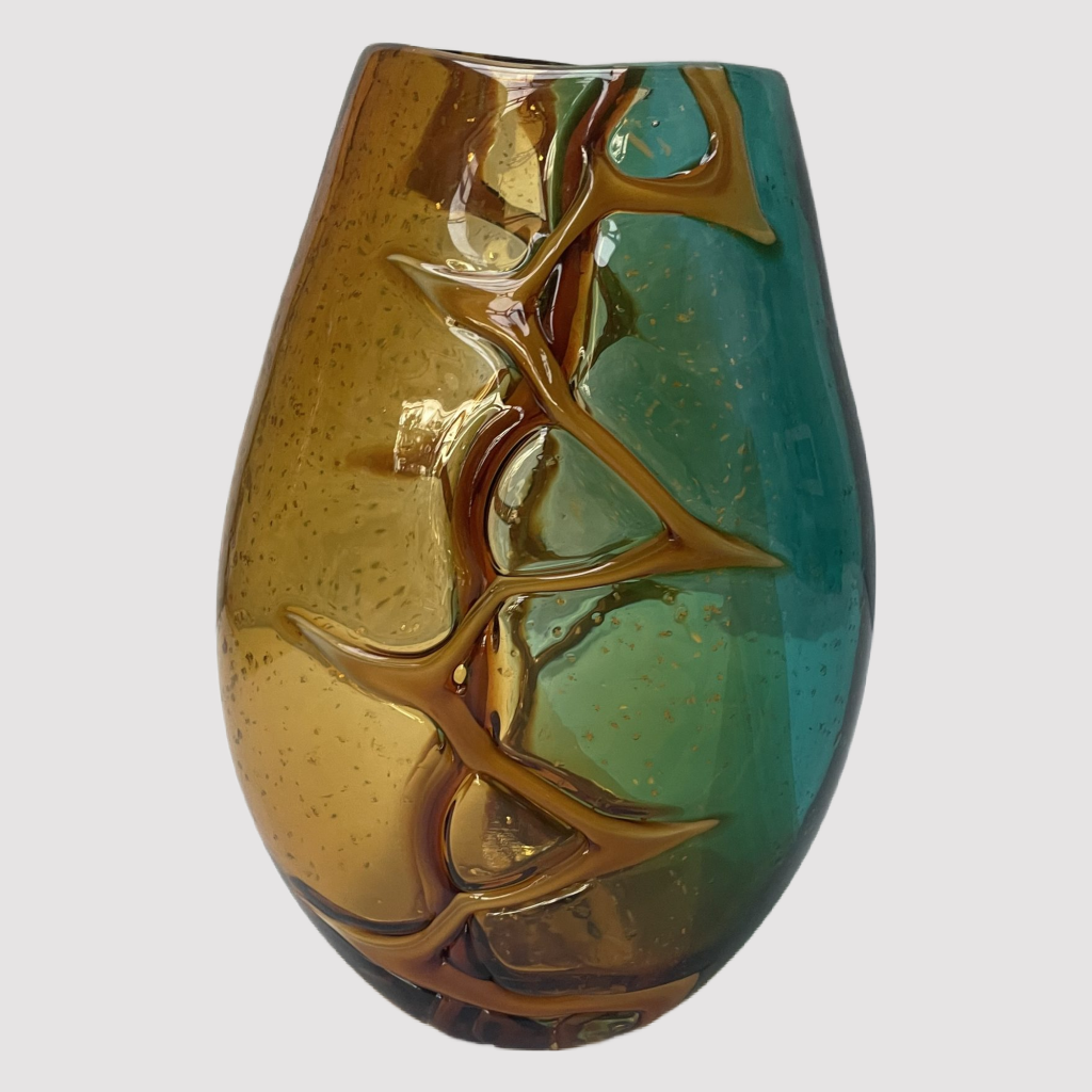 Vase en verre soufflé — petit modèle — Rose de France, fleuriste Ruelle-sur-Touvre / Champniers (photo 1)