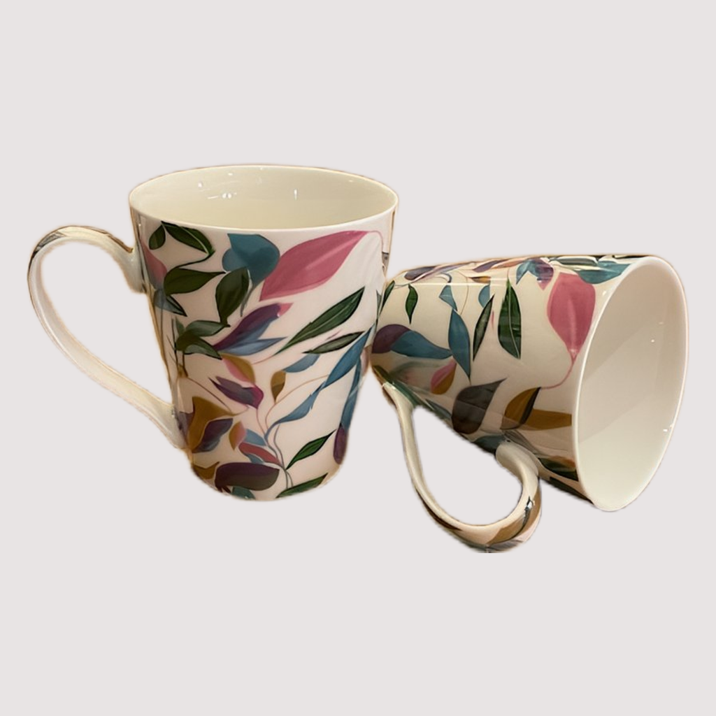 Coffret 2 mugs 300 ml — Rose de France, fleuriste Ruelle-sur-Touvre / Champniers (photo 1)
